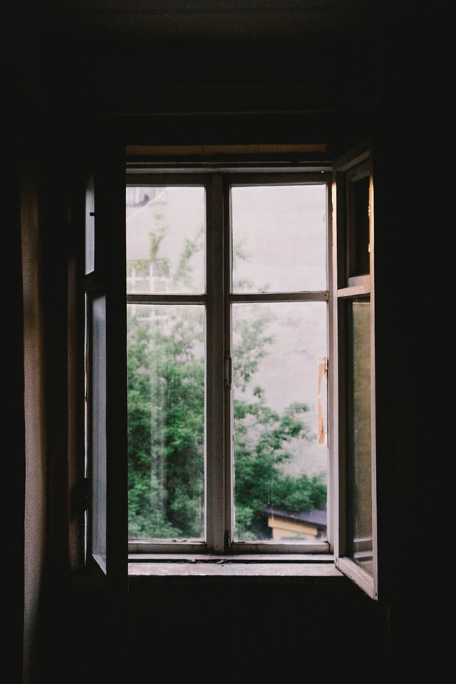 open window sash